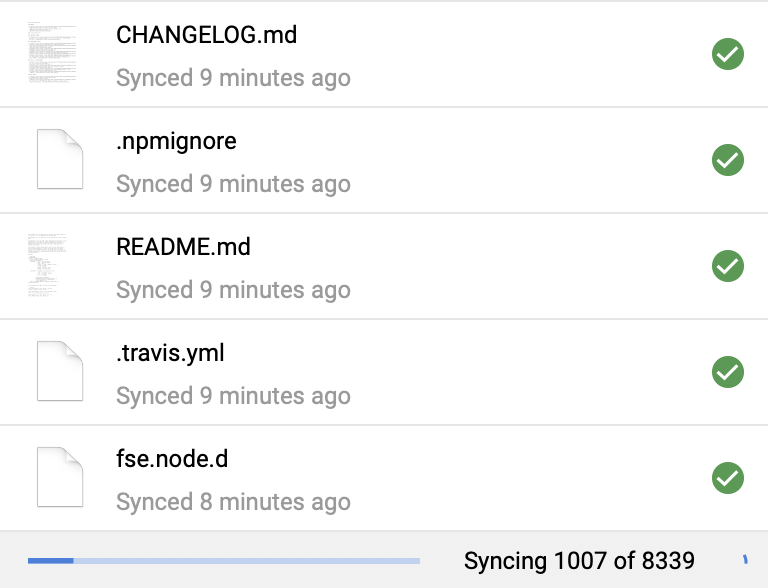 sync folders google drive android