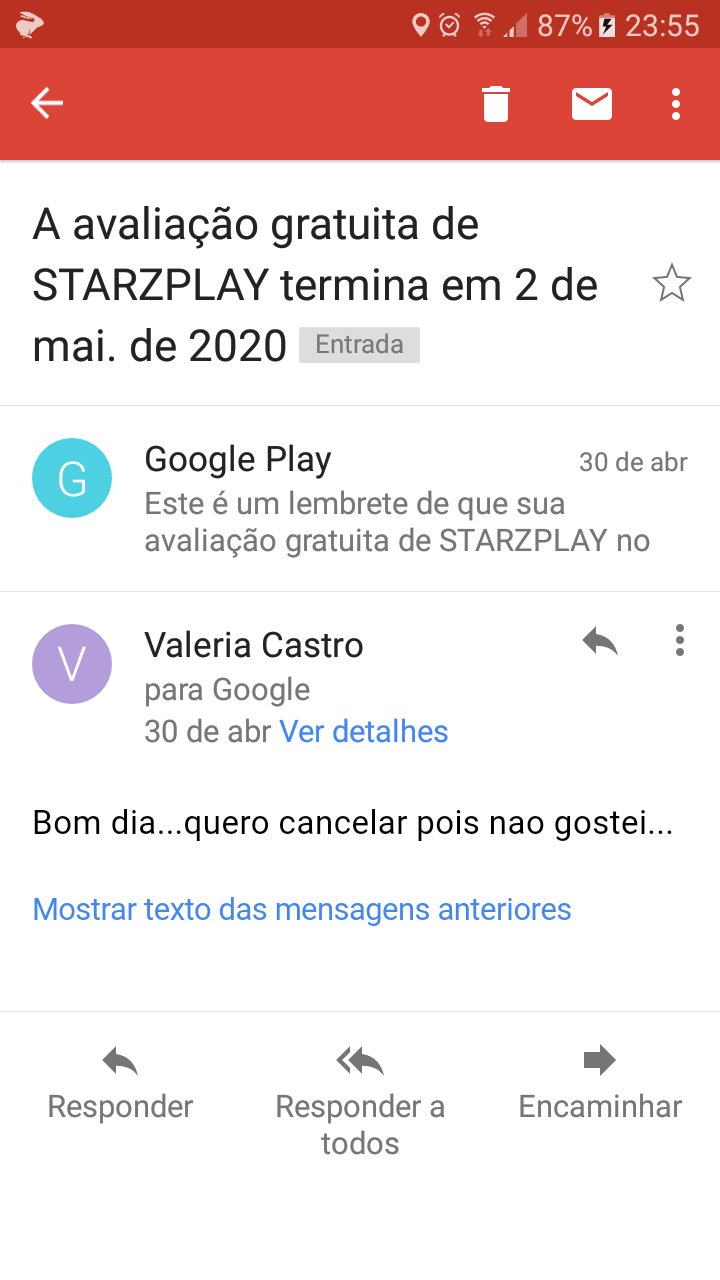 Como cancelar assinatura play store