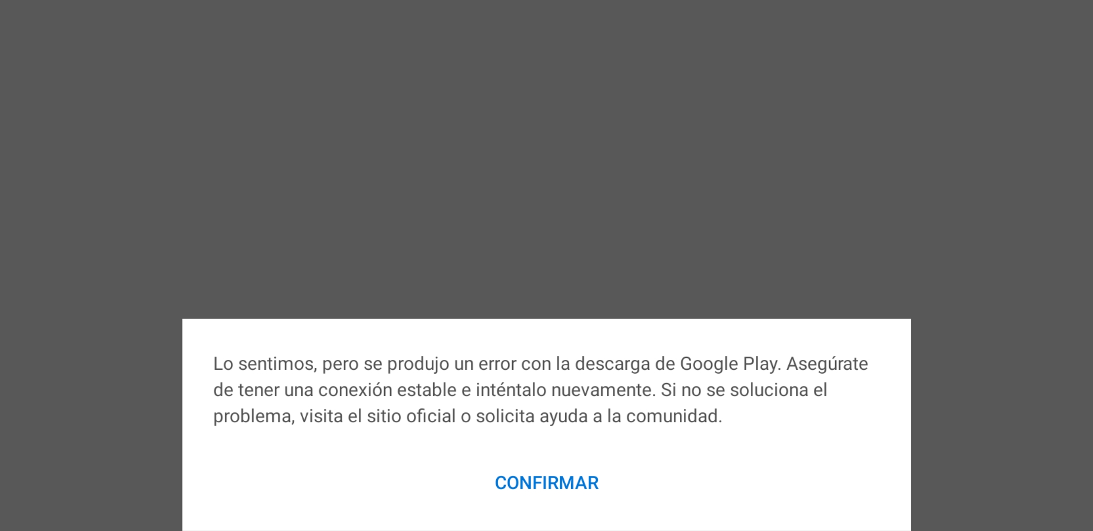 Me da error a la hora de descargar cualquier app - Comunidad de Google Play