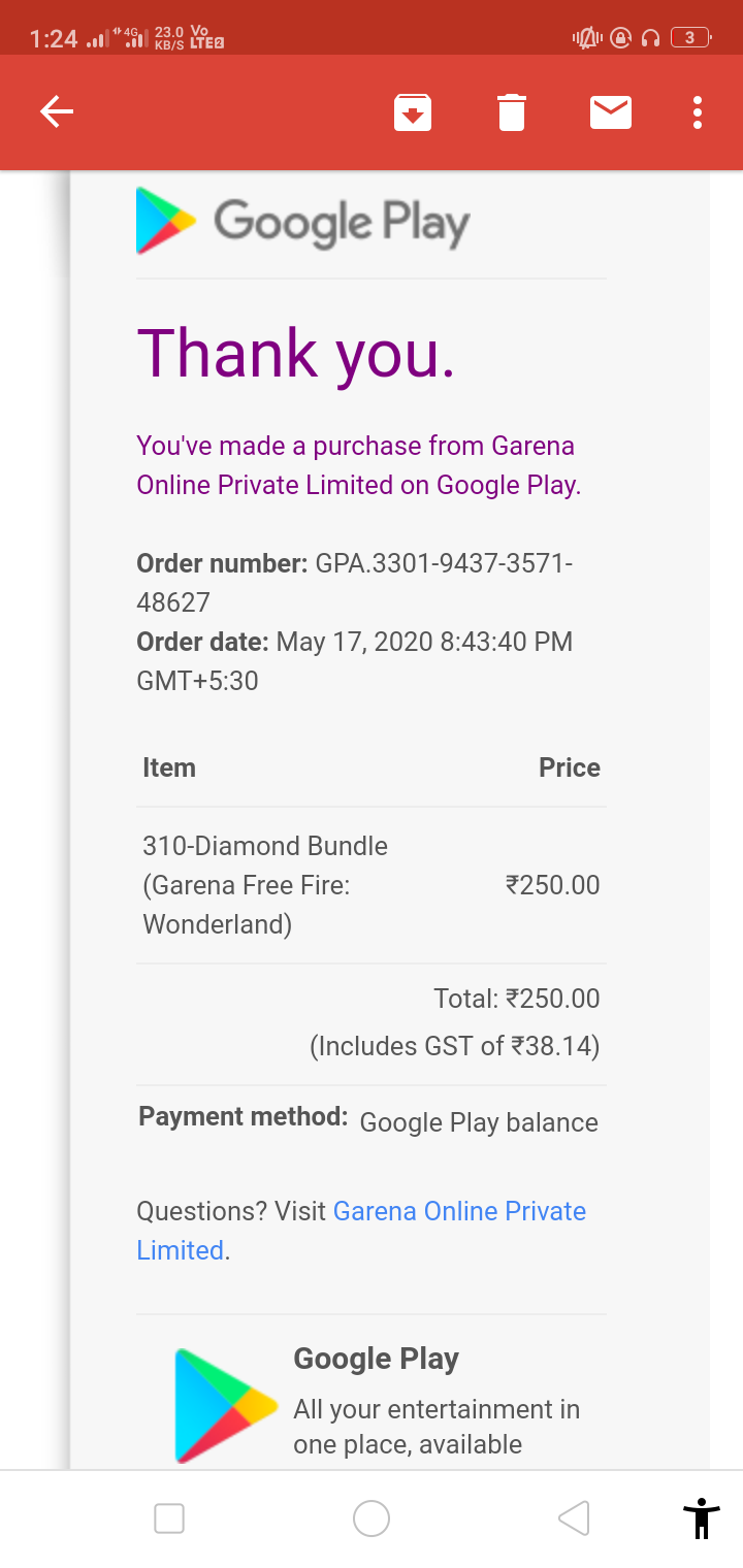 How to get a refund on Google Play Store