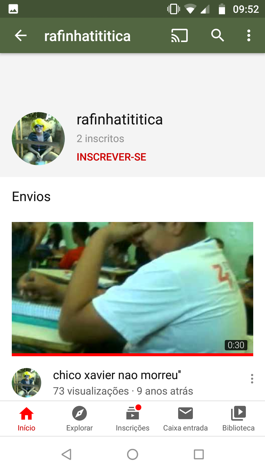 Desj Exclr 2contas Antgas No Youtb Qe Fiz Quando Era Adolesct N Sei A Senha Nem O Email Nao E Essa Youtube Community