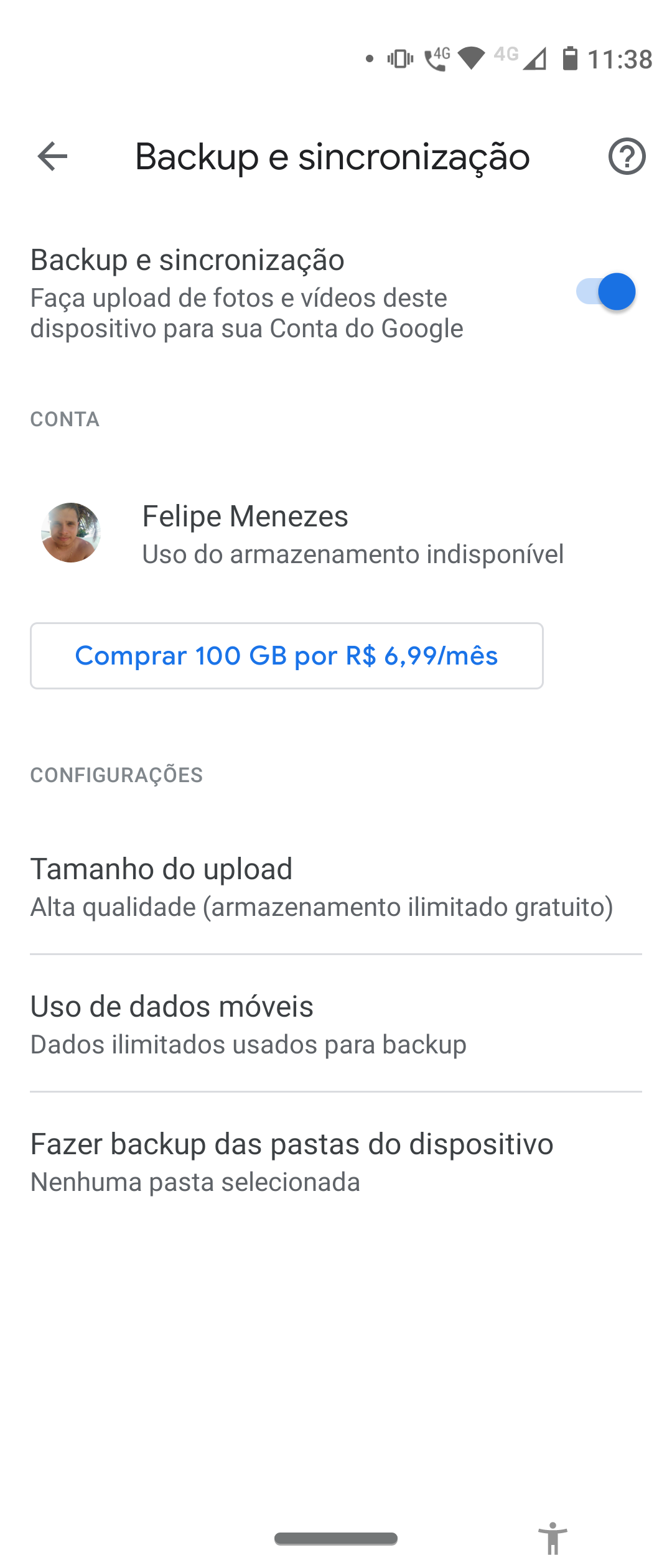 As imagens que são enviadas para mim no WhatsApp não aparecem na pasta do  dispositivo no google foto - Comunidade Google Fotos