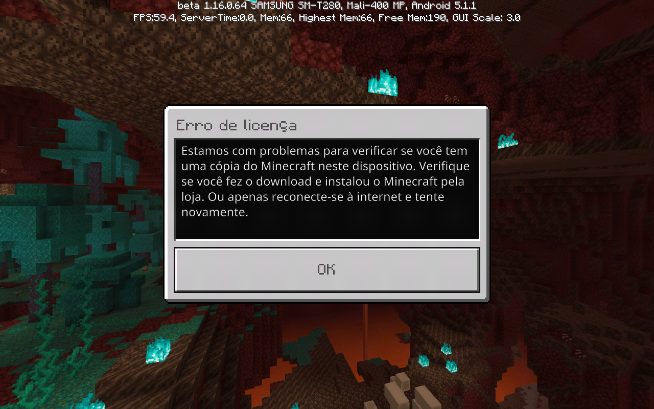 Apenas com o Minecraft que acontece isso - Comunidade Google Play