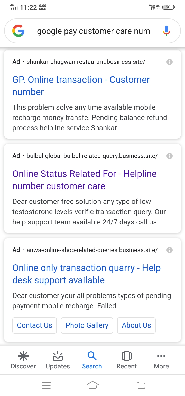 Google Pay Helpline Number Hyderabad