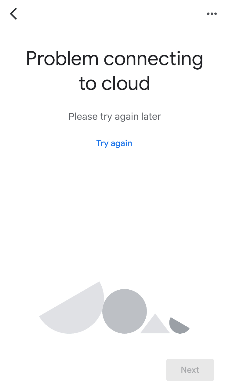 problem connecting to cloud message on the google home app Google Nest Community