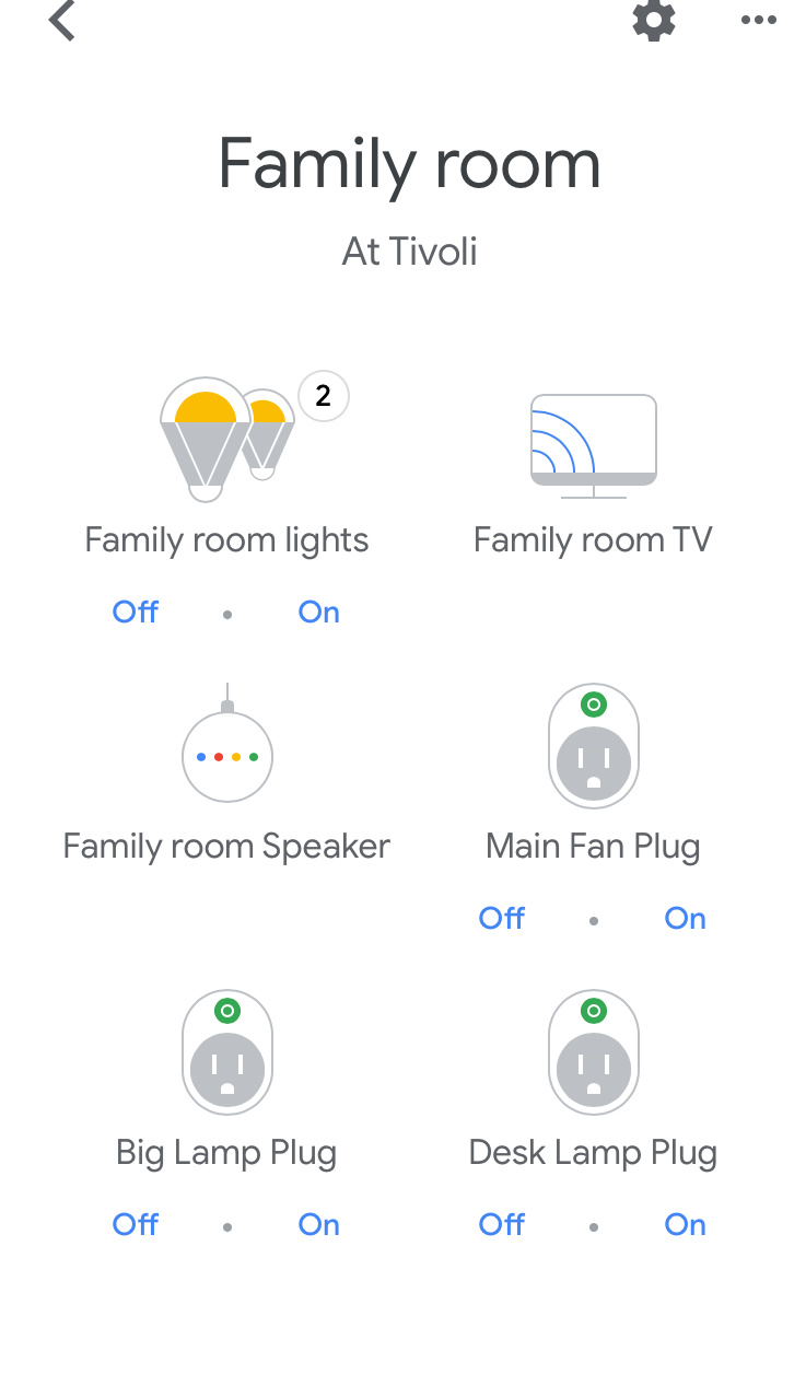 google home turns on all lights