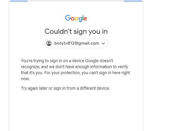 cant sign out of gmail