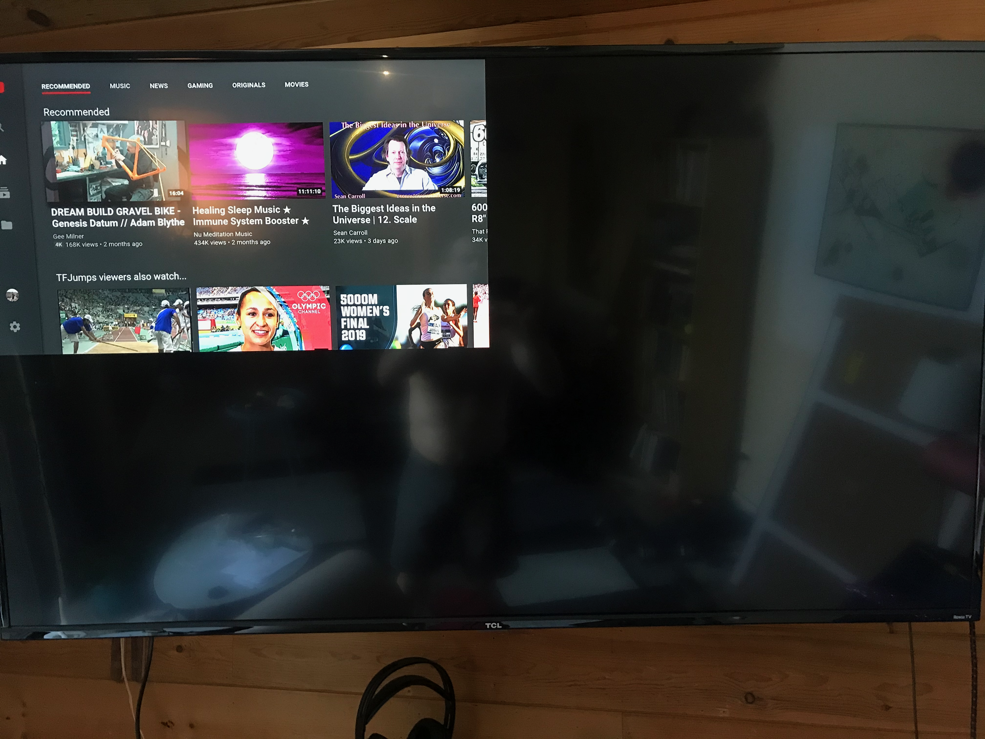 Apple Tv Youtube App Displays In A Small Corner Of My Tv Screen Youtube Community