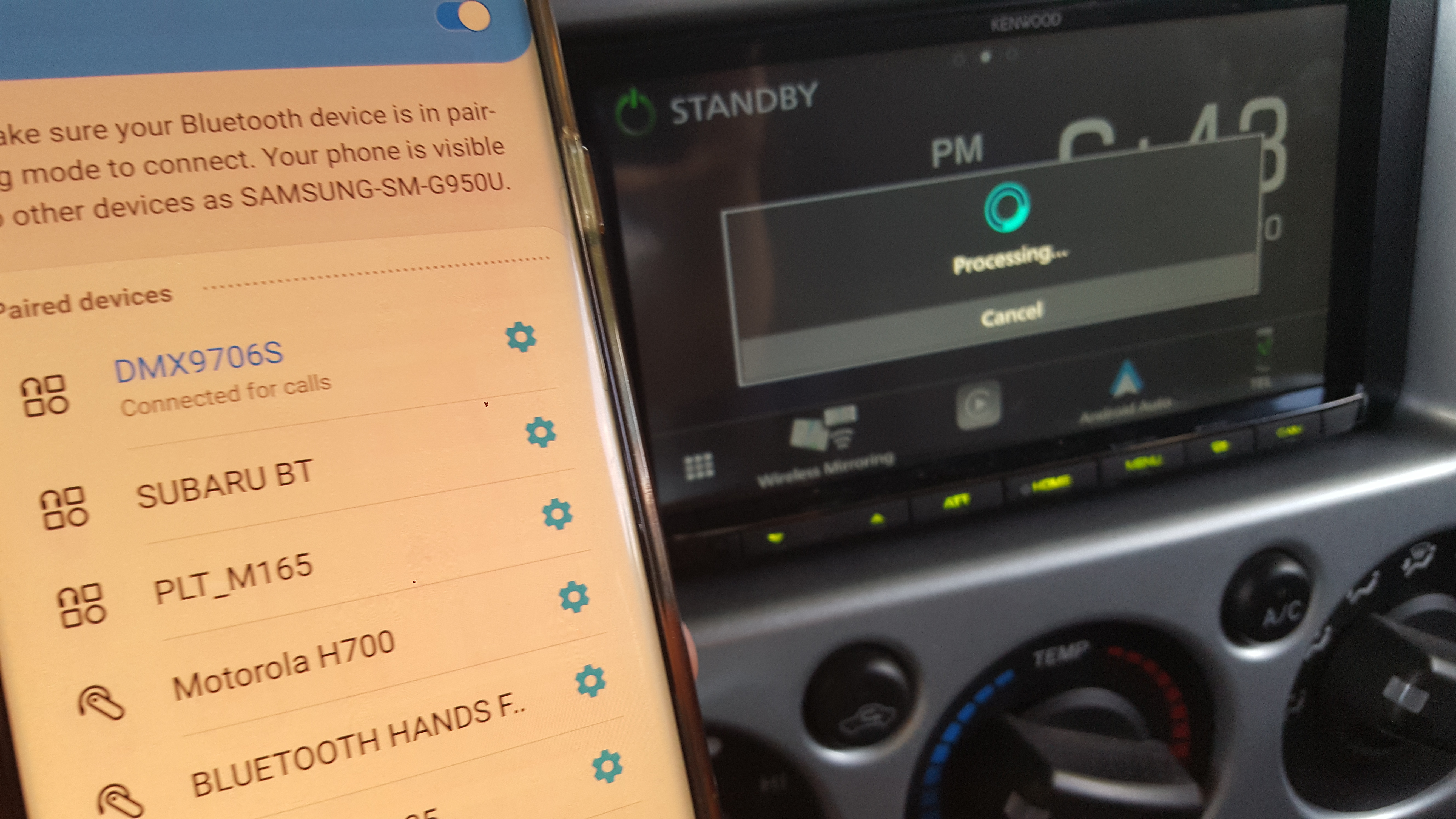 connecting to Android Auto Wirelessly 