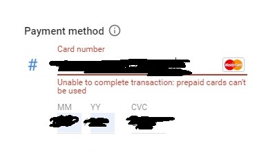 whay i cannot pay my at and t prepaid