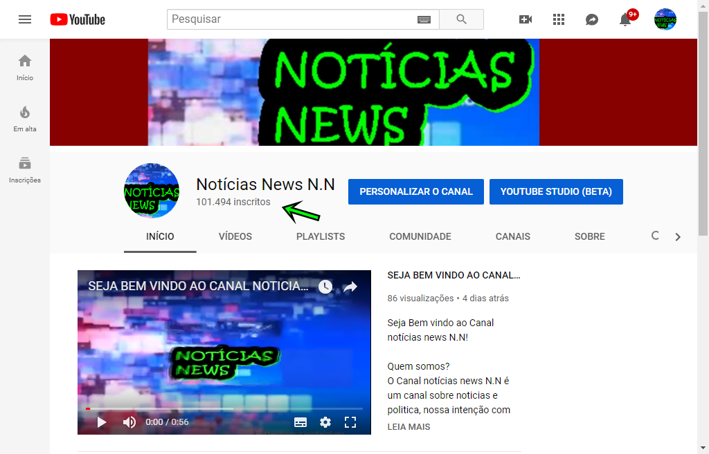 Meu canal já alcançou 100 Mil inscritos mas não consigo colocar verificado  - Comunidade