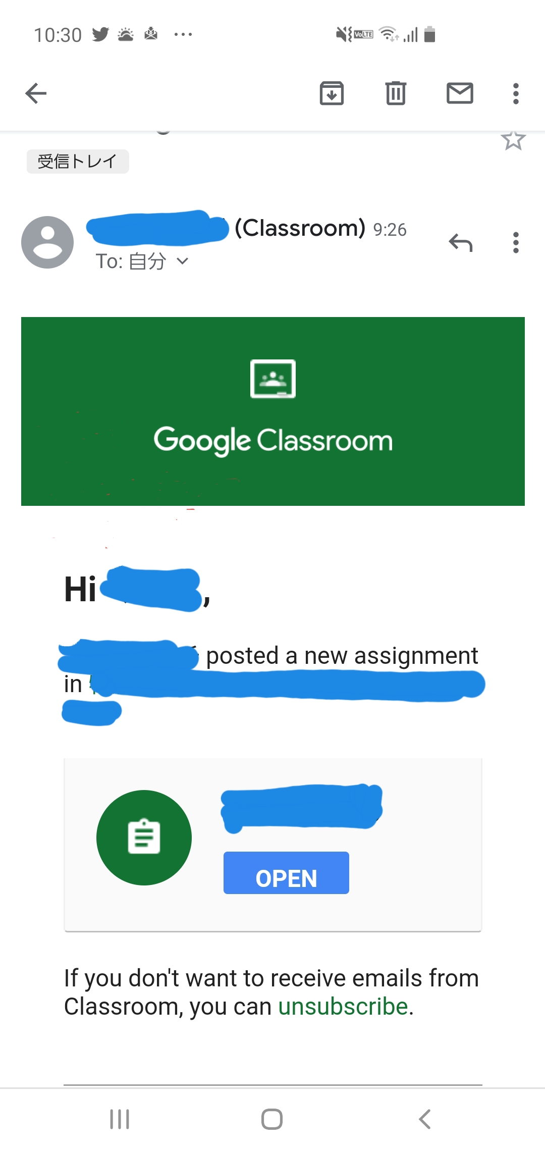 急にメール 主にgoogleclassroom内の一部が英語表記になるようになりました これを以前のように日本語表記に直したいのですが どのようにすればいいのか分からなくて困ってます Google Classroom Community