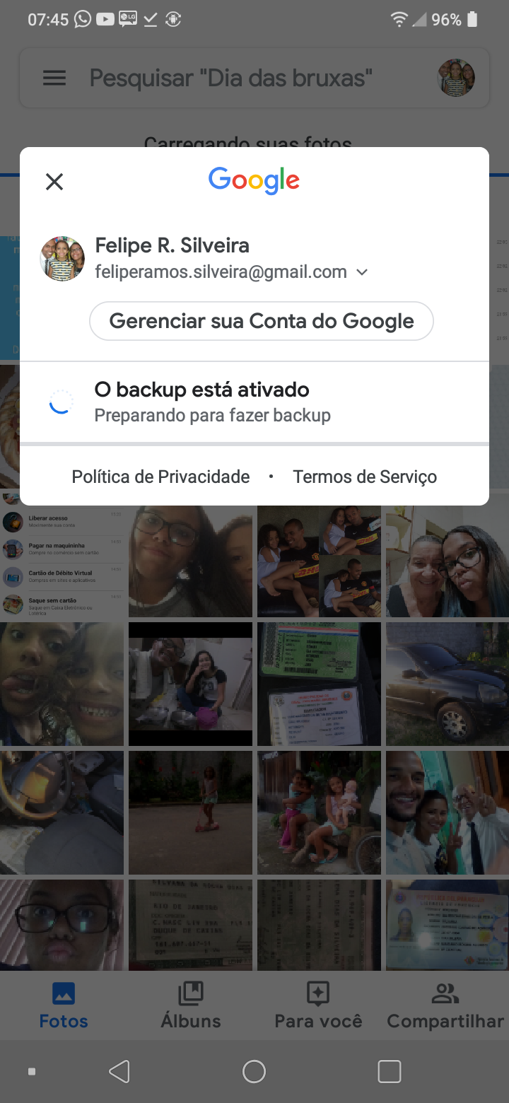 Não está aparecendo pessoas no fotos - Comunidade Google Fotos