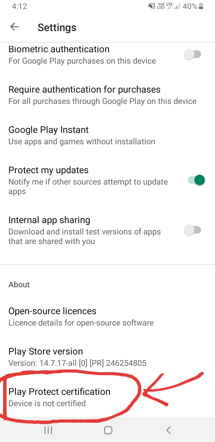 Why Doesn T My Phone Play Protect Certified Google Play Community