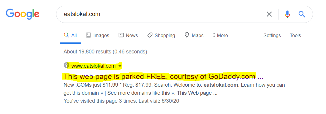 What Does Parked for Free Mean (on GoDaddy or Elsewhere)?