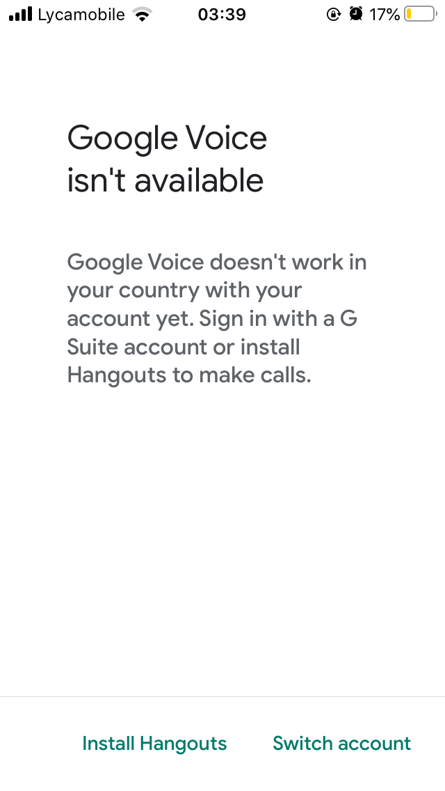 How to fix “Google voice not working in your country yet “ - Google