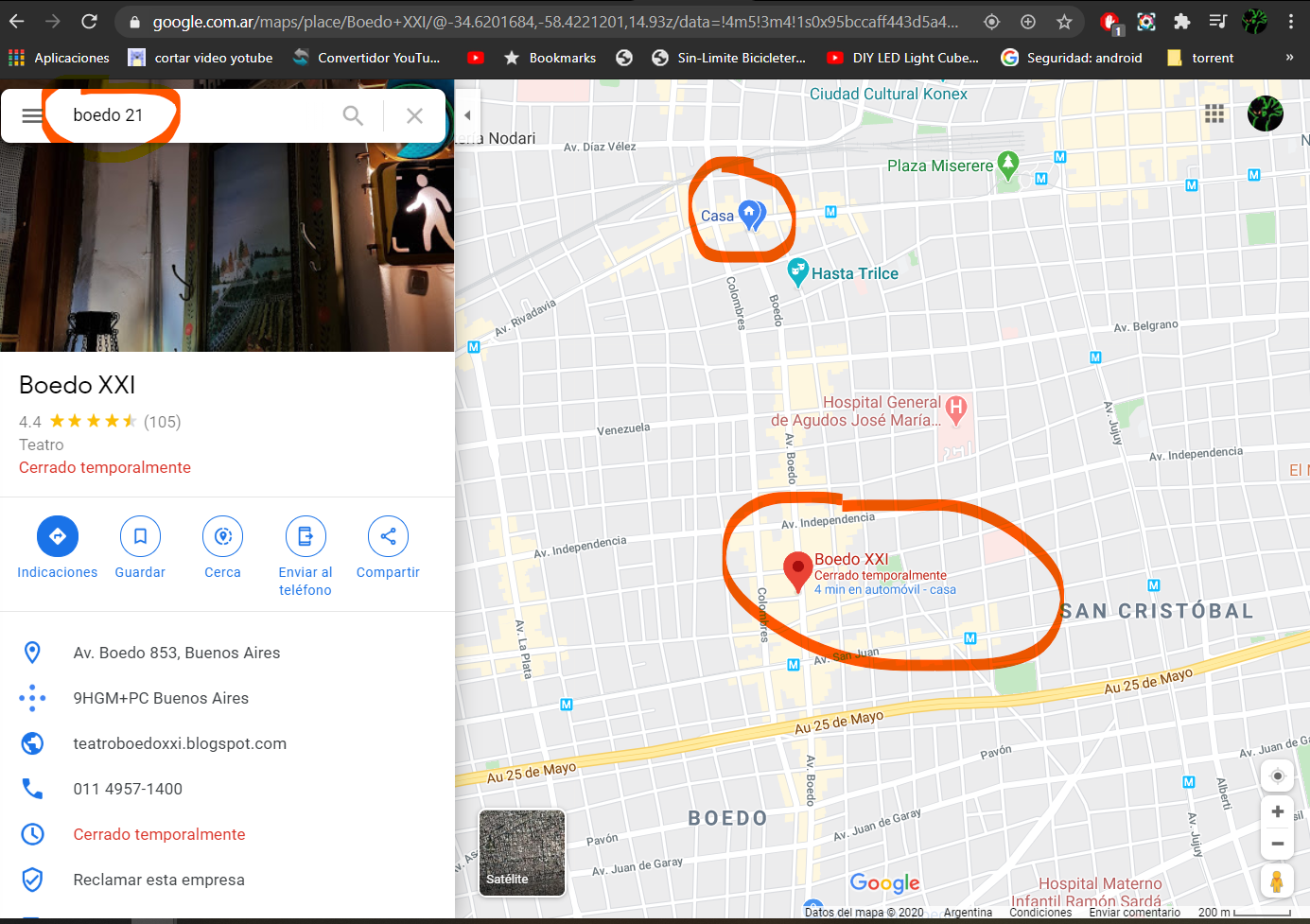 cuando cualquiera ponen la dirección de mi casa los manda a otro lugar a 8  cuadras de distancia - Comunidad de Google Maps