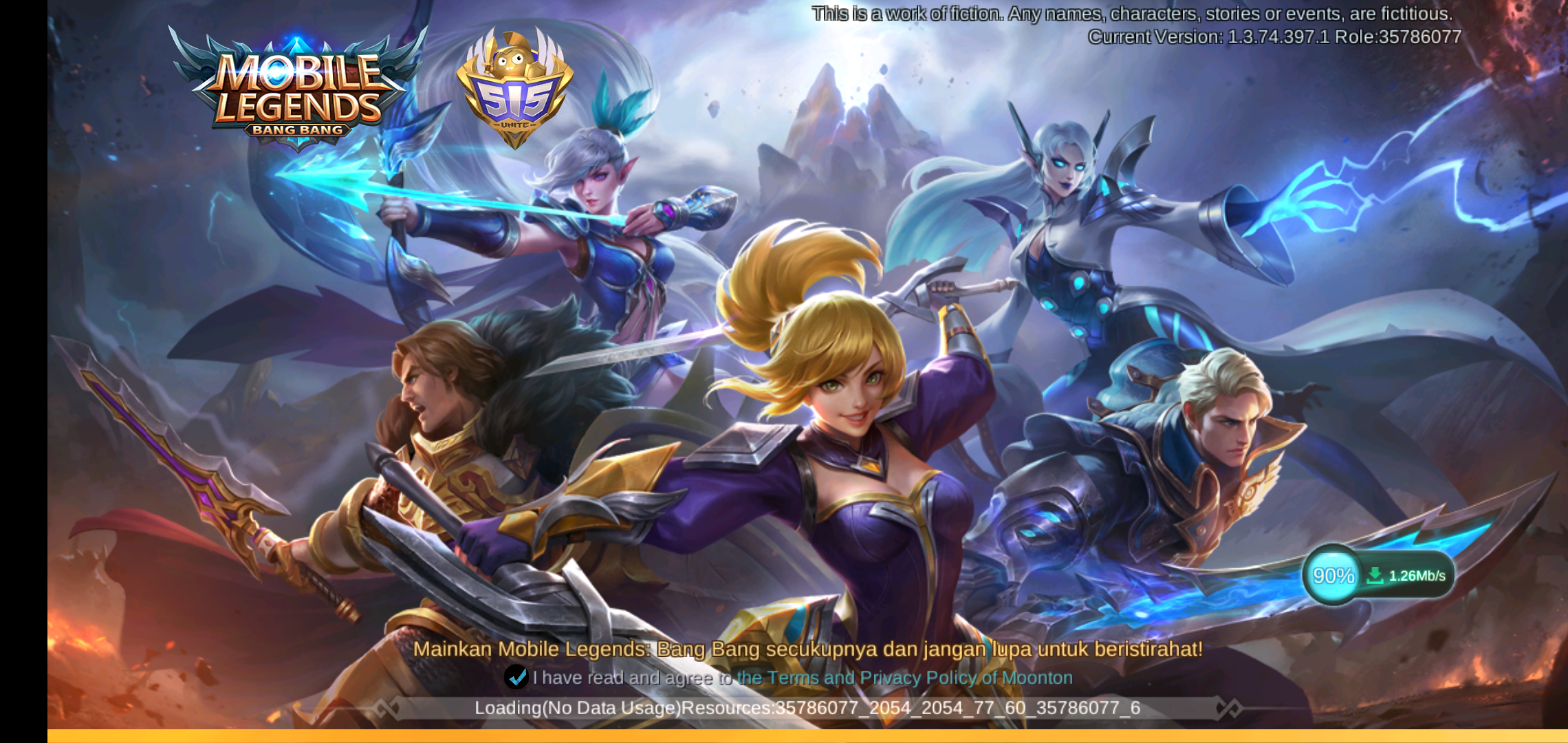 Foto Uninstal Mobile Legend