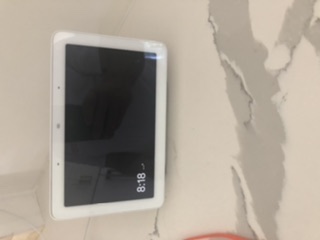 google home hub black screen