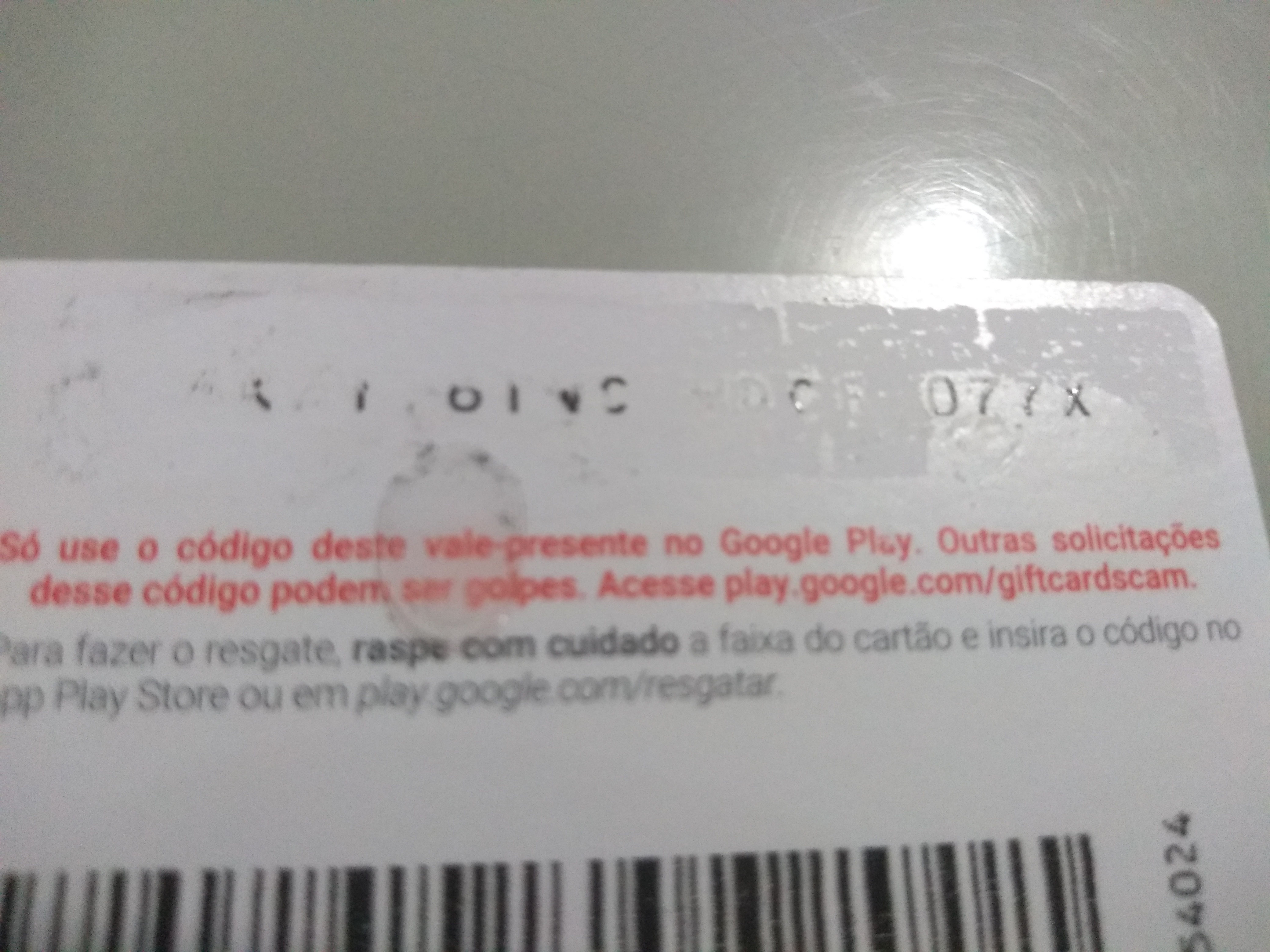 Código de resgate - Comunidade Google Play