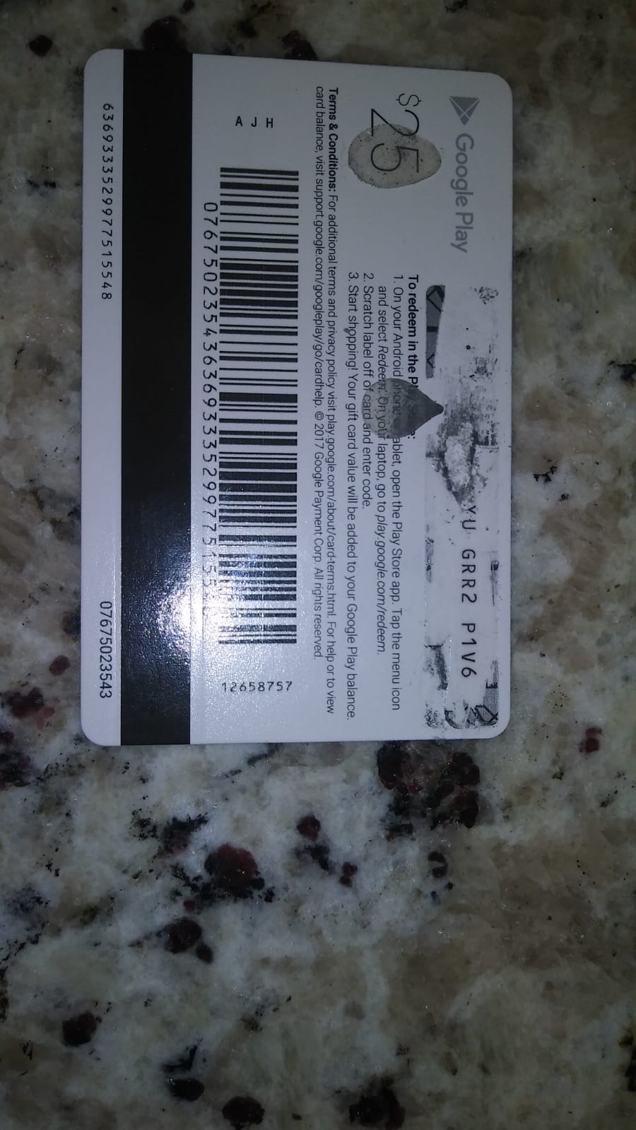 I over scratched the claim codes and some codes are misisng