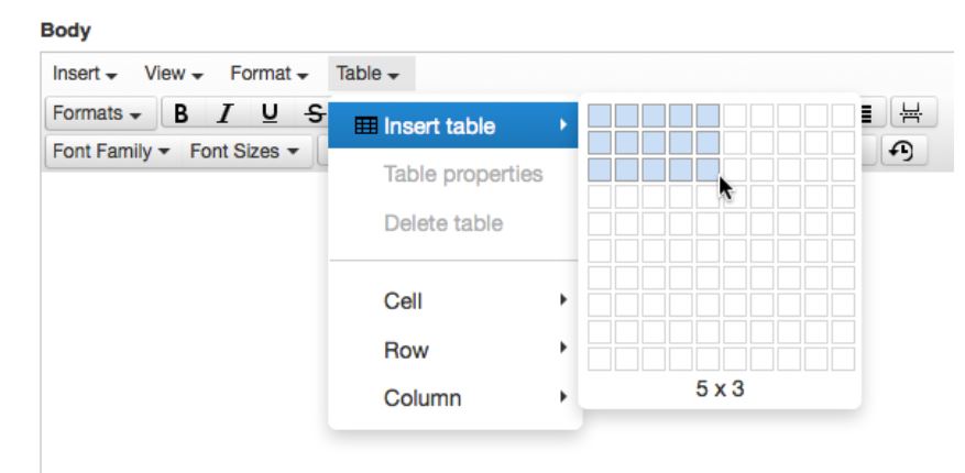 Table Creator & Editor