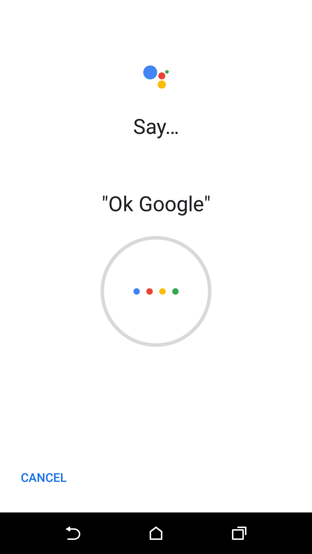 Google Assistant Voice Setup Stuck At First Step - Google Assistant  Community