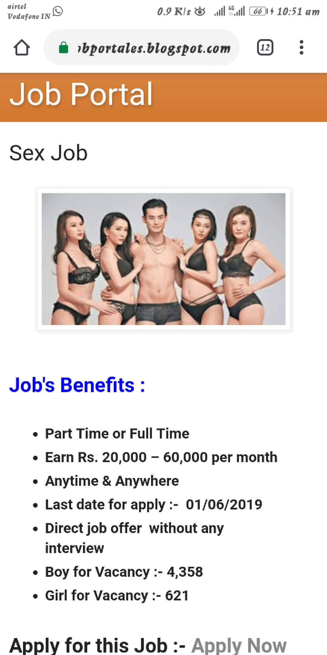 One of the site like sexjob I have paid amount but they not responding -  Blogger Community