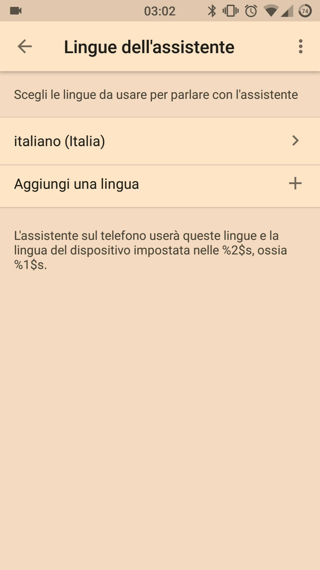 Linguee screenshot - Select English