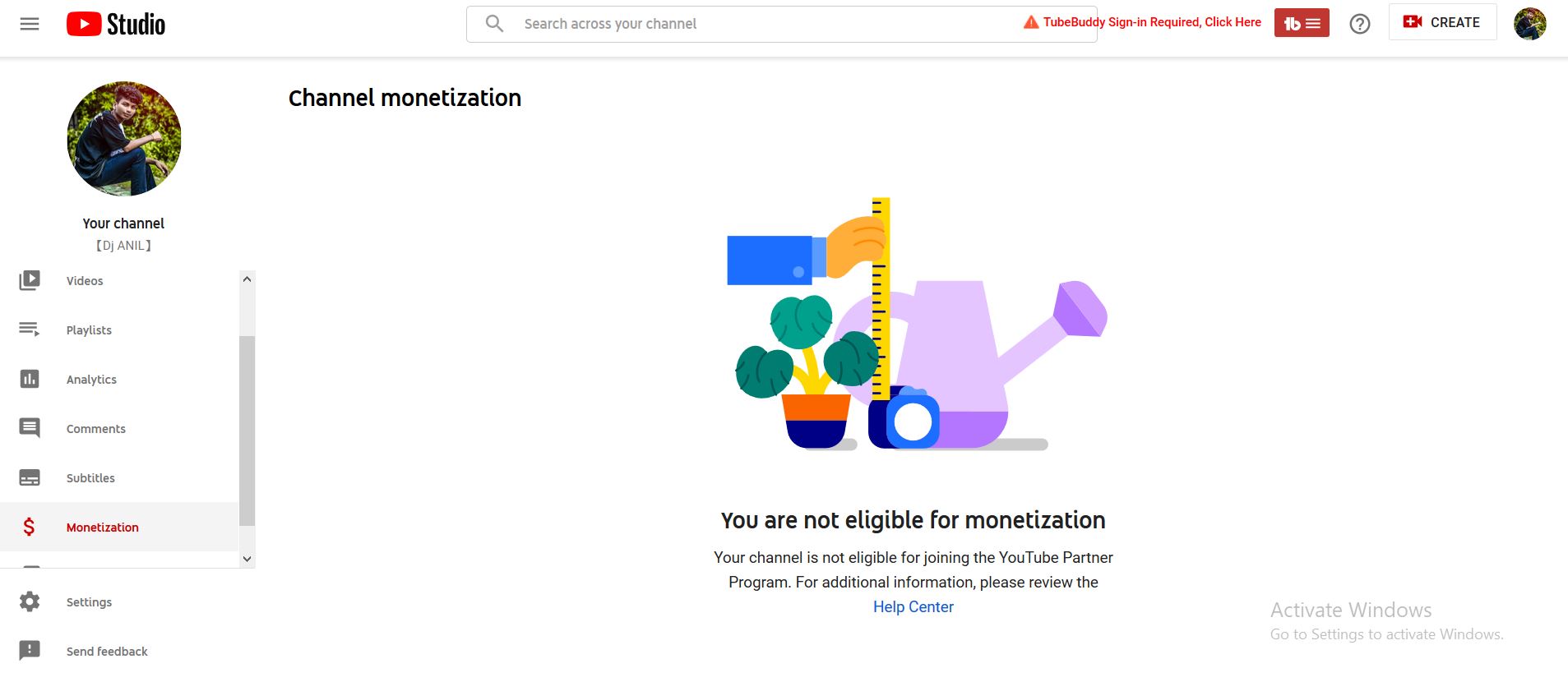 You Are Not Eligible For Monetization Your Channel Is Not Eligible For Joining The Youtube Partner Youtube Community