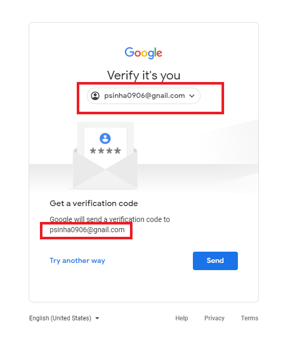 Is there a way to verify a Gmail account?