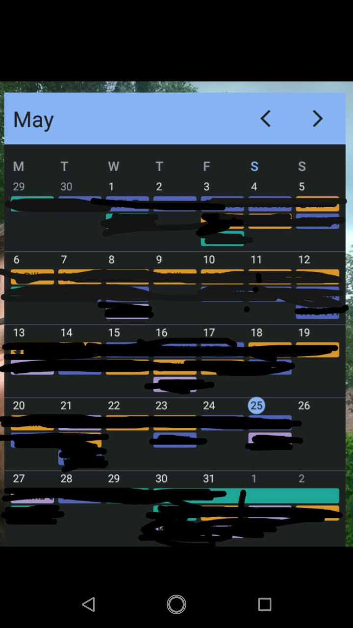 My calendar widgets now only appear in dark mode, how can I set them back  to light mode? - Google Calendar Community