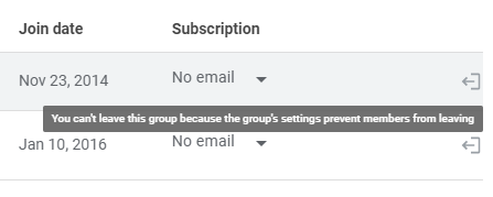 Google Groups unsubscribe feature abused to remove members without