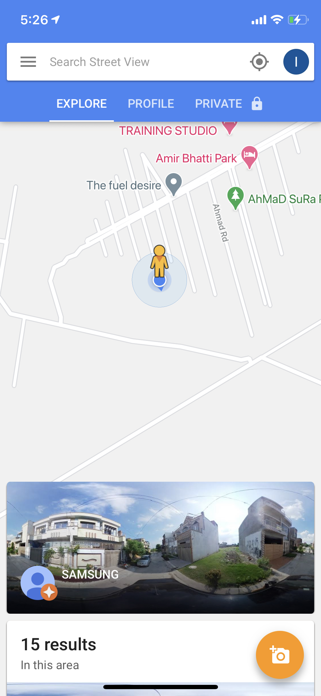 samsung gear 360 street view