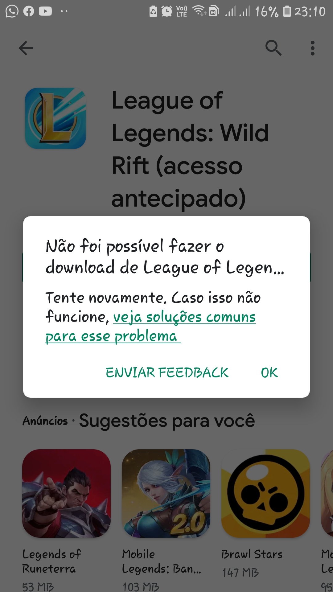 Estou há 2 dias tentando comprar produtos de um jogo online e não consigo.  - Comunidade Google Play