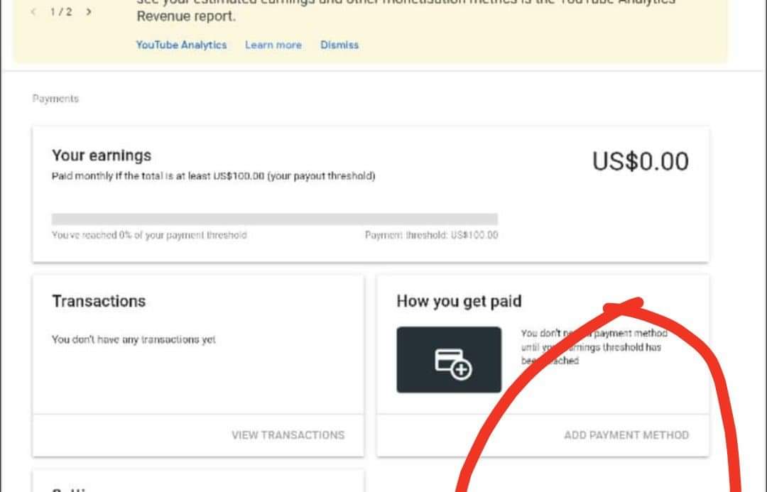 why still my channel not ready for payment - Google AdSense Community