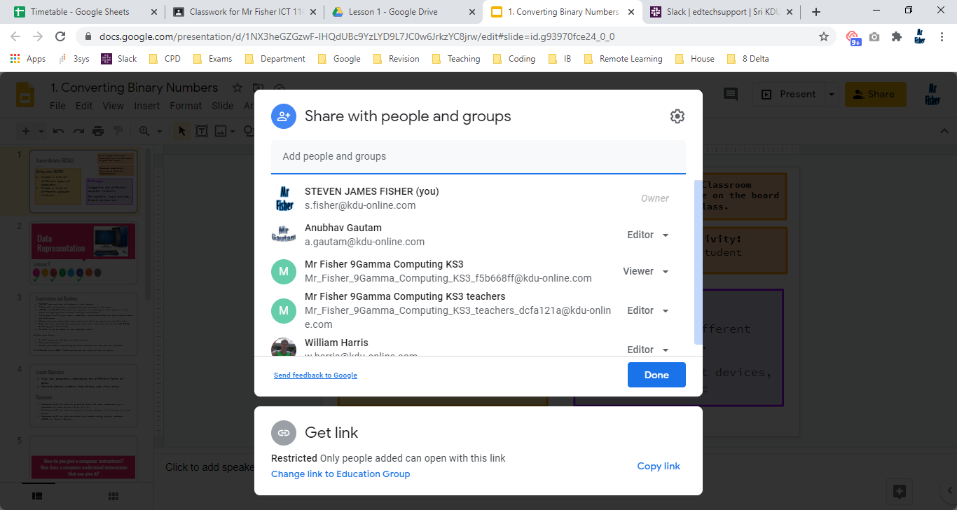 Google Drive, Information Resources and Technology