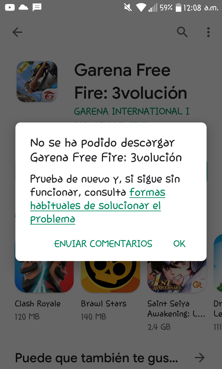 🔥porque no me deja entrar a free fire con mi cuenta facebook SE