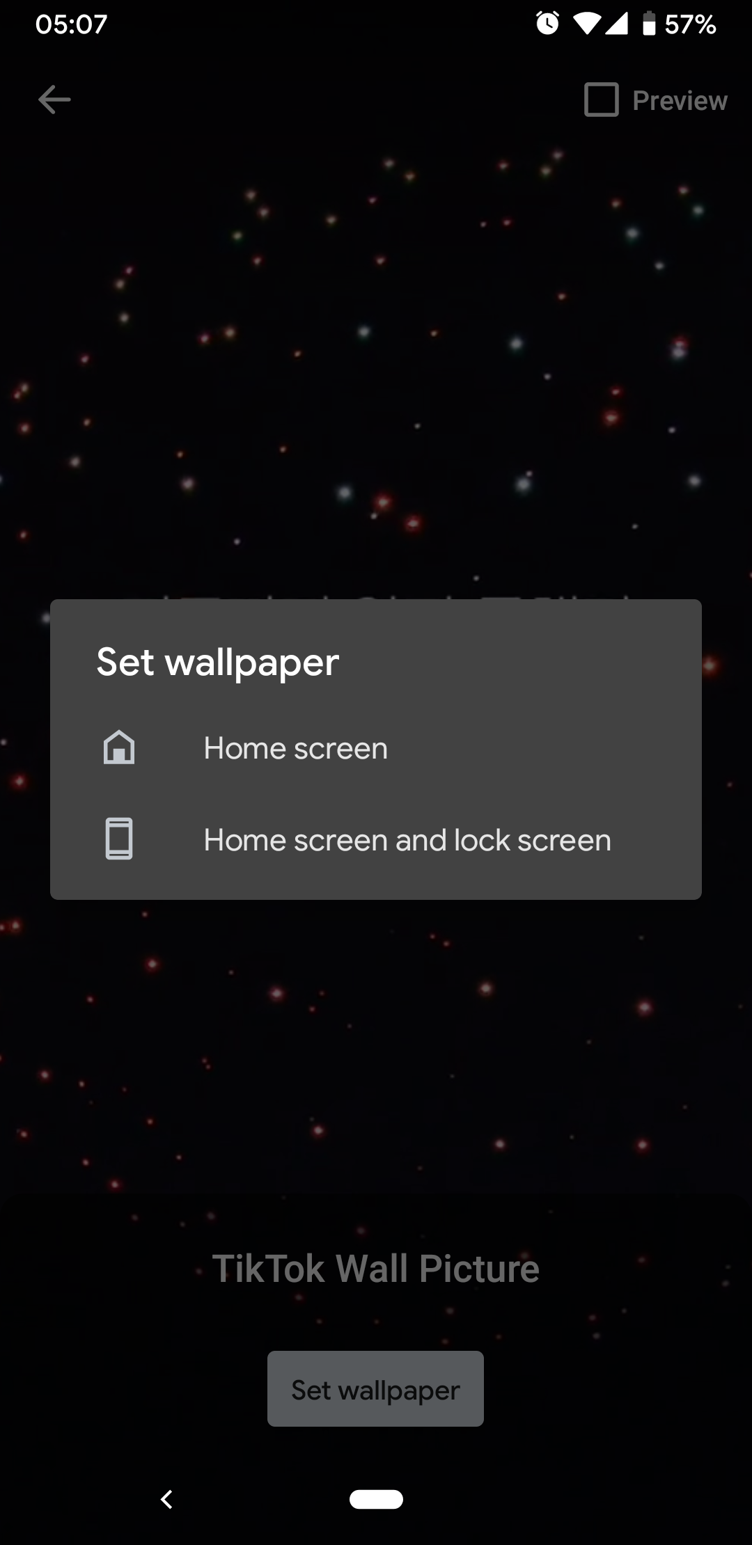 I can't set just my home screen wallpaper when I have a live wallpaper set  to the lockscreen. - Google Pixel Community