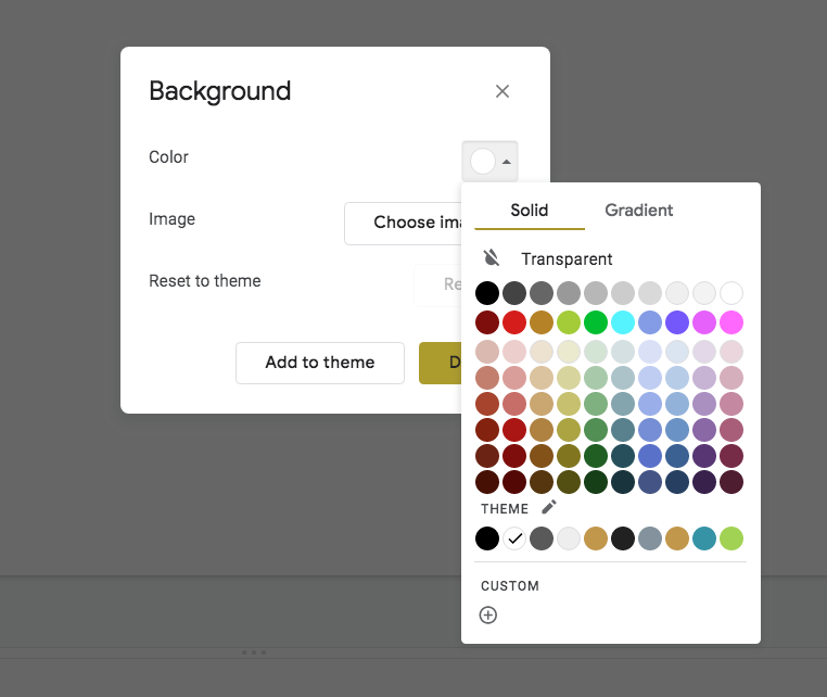 Muted color palette - Google Drive Community