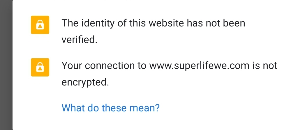 This site can t be reachedwww.superlifewe unexpectedly closed