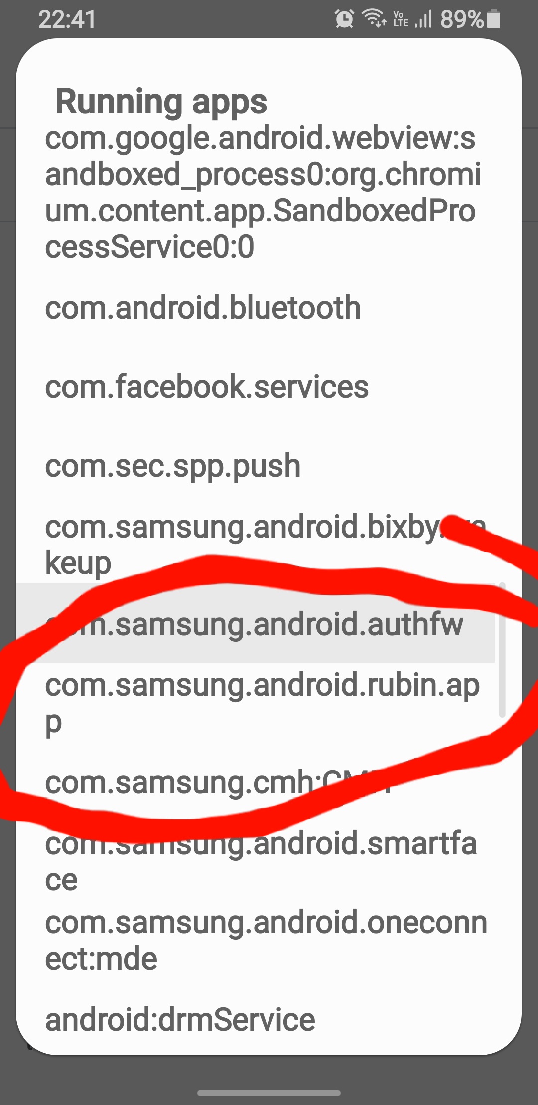 Found app running in the background on my S9 .  Help please - Android Community