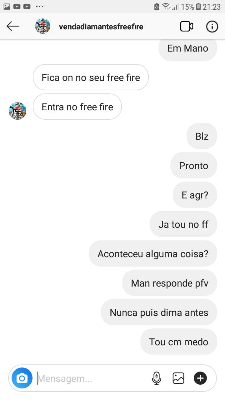 Erro na compra de diamante ff - Comunidade Google Play