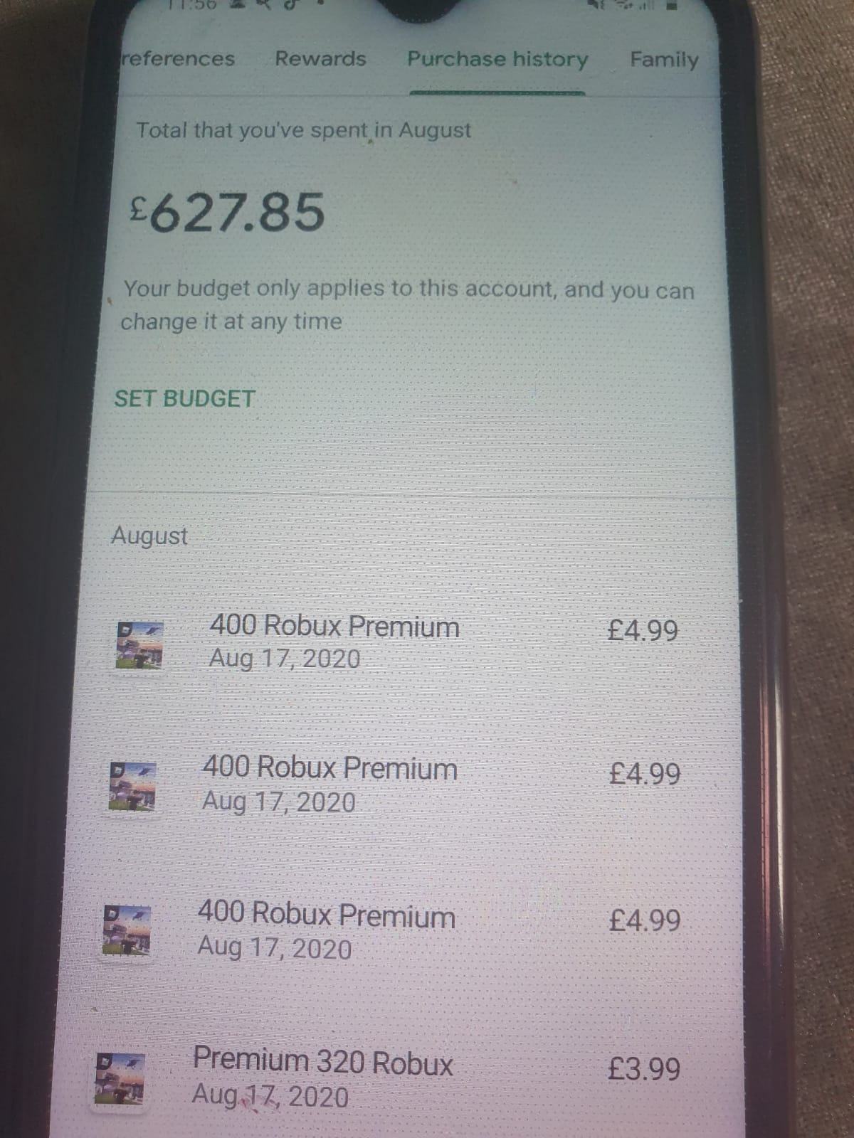 My Daughter Spent 627 I Want A Refund Google Play Community - how to request a robux refund