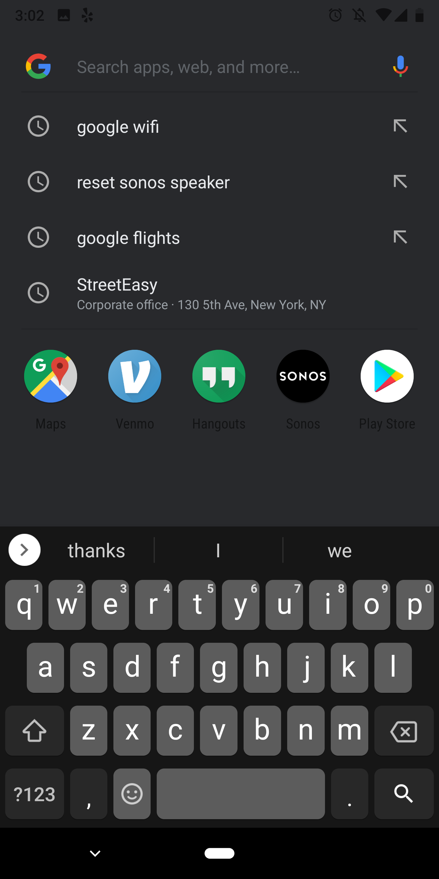 Can't read app names in after clicking Search Bar on home screen due to  black text - Google Pixel Community