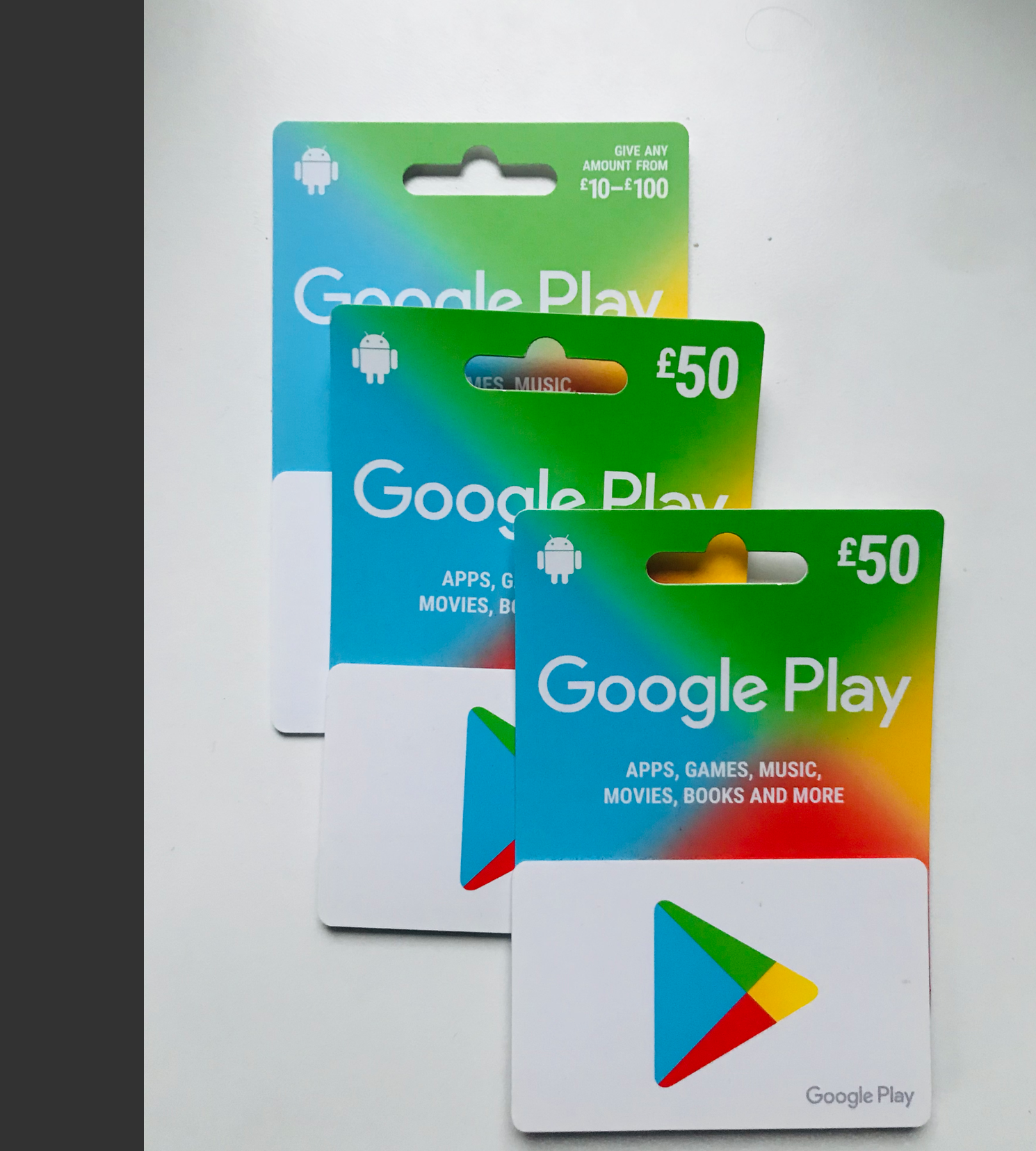 Google Play gift cards are now available in Tesco UK