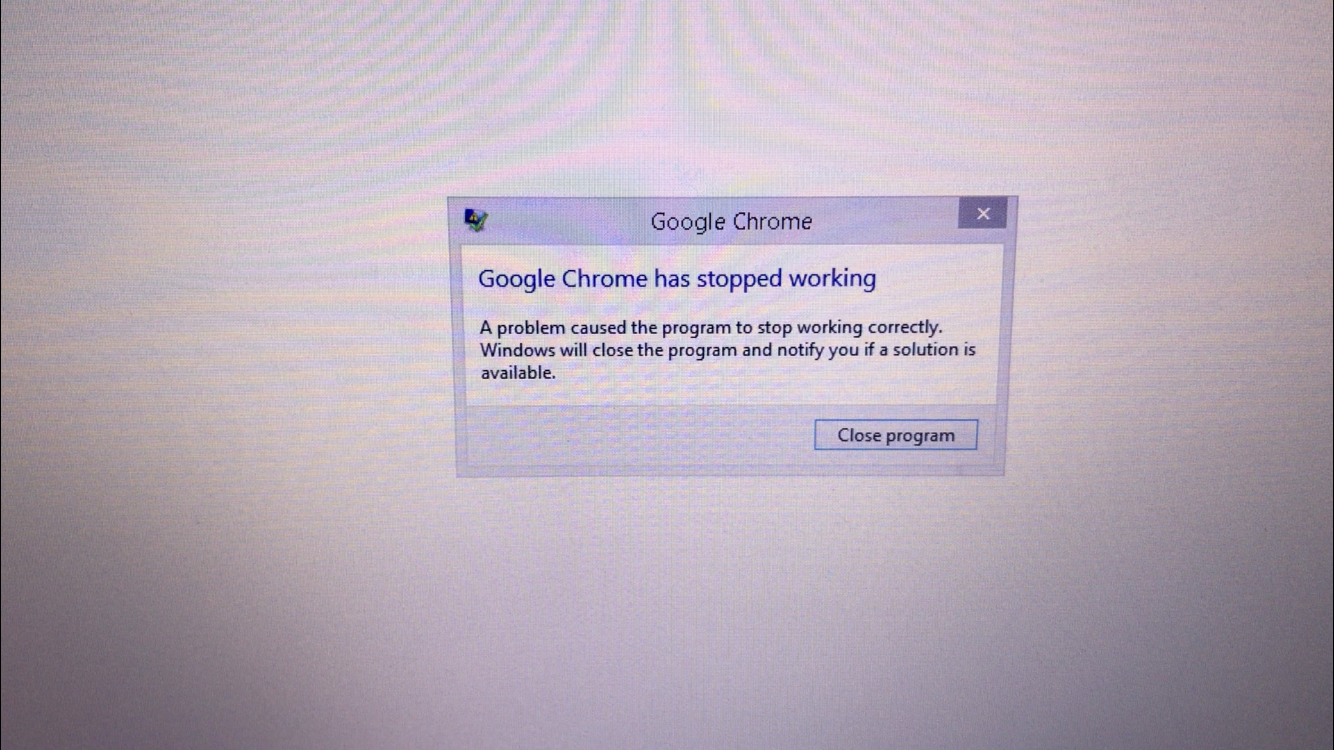 google chrome crashing on mac