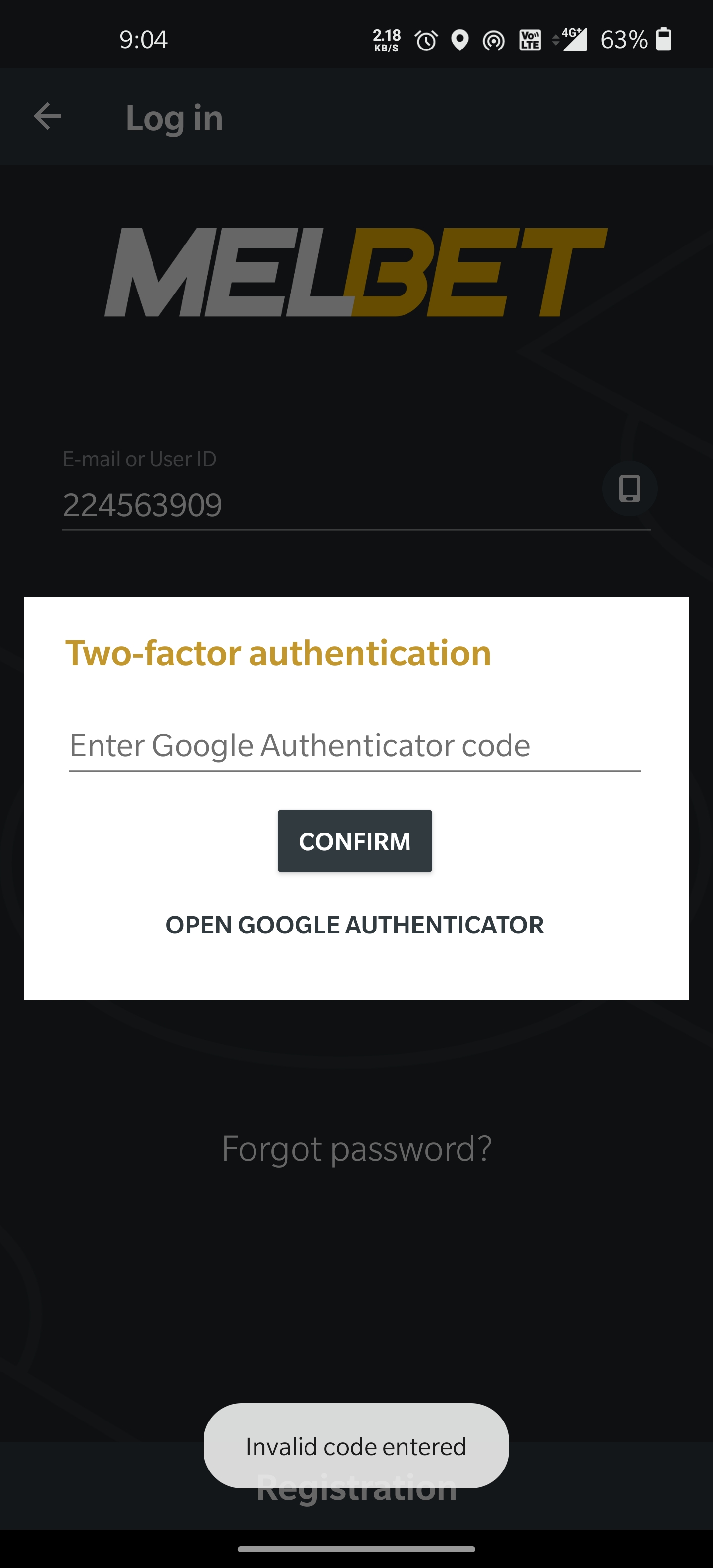 Regarding Invalid Authenticator Code Entered Google Account Community