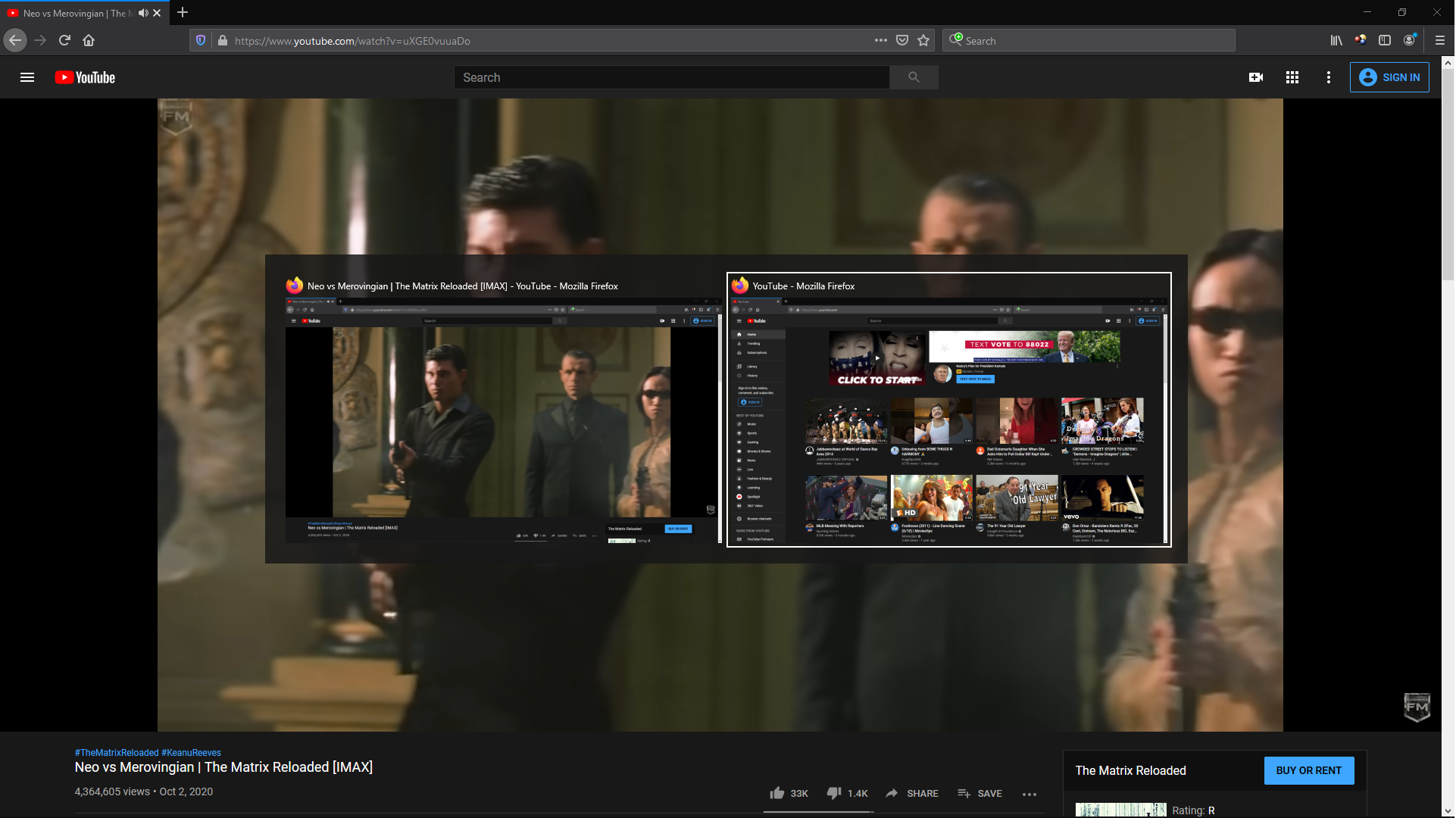 black youtube video player