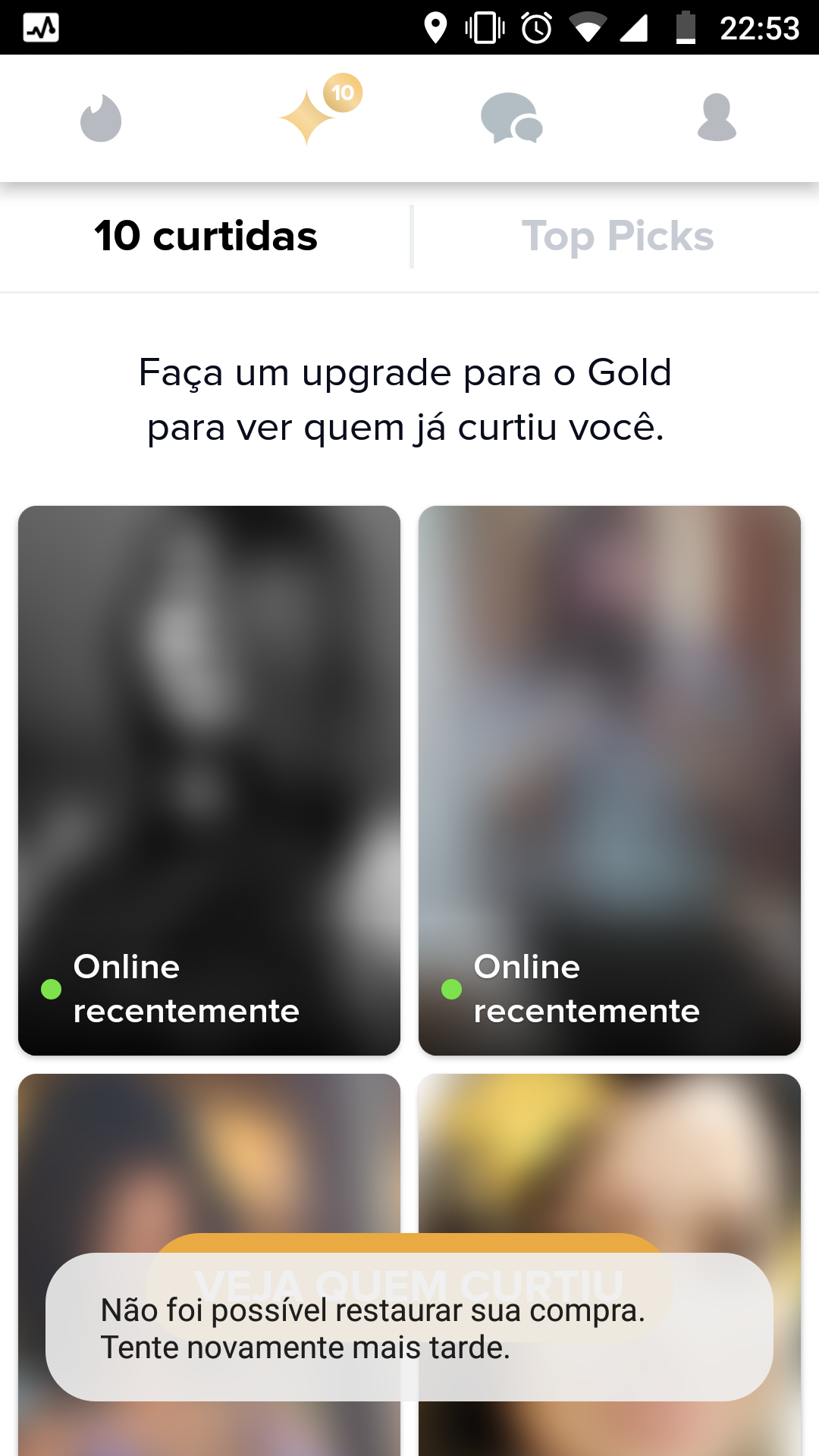 Reembolso GOOGLE TINDER - Comunidade Google Play